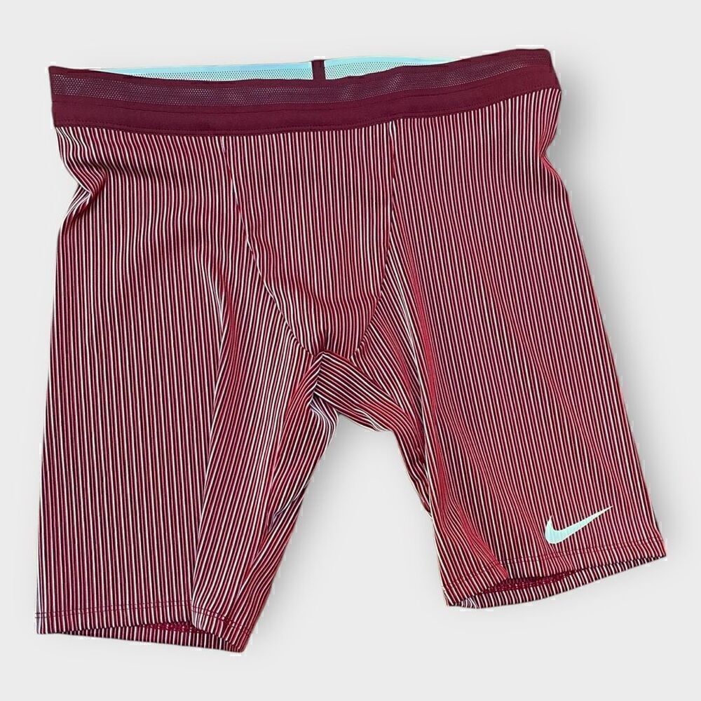 Nike Pro Elite Red Track & Field 1/2 Tights MADE IN USA Mens size XXL AO8152-611